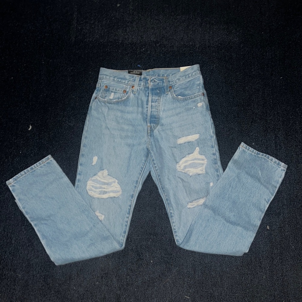 501 original high rise straight leg jeans from levi’s
